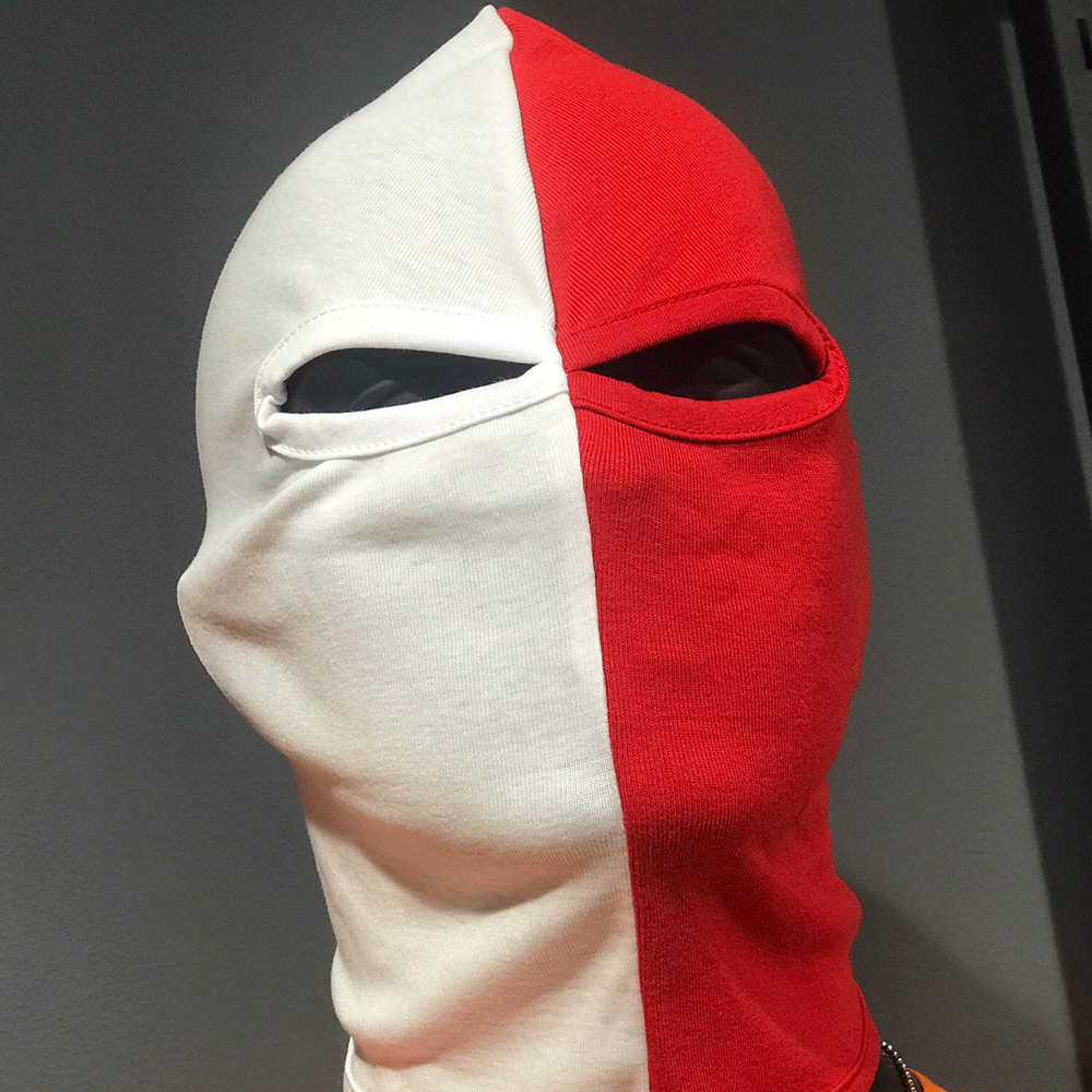 Kırmızı-Beyaz Maske (Ön Sipariş)