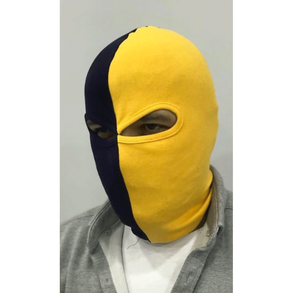 Sarı-Lacivert Maske