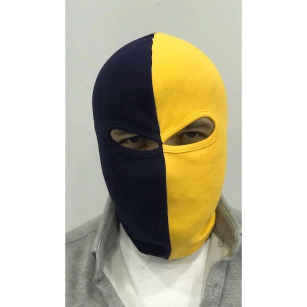 Sarı-Lacivert Maske