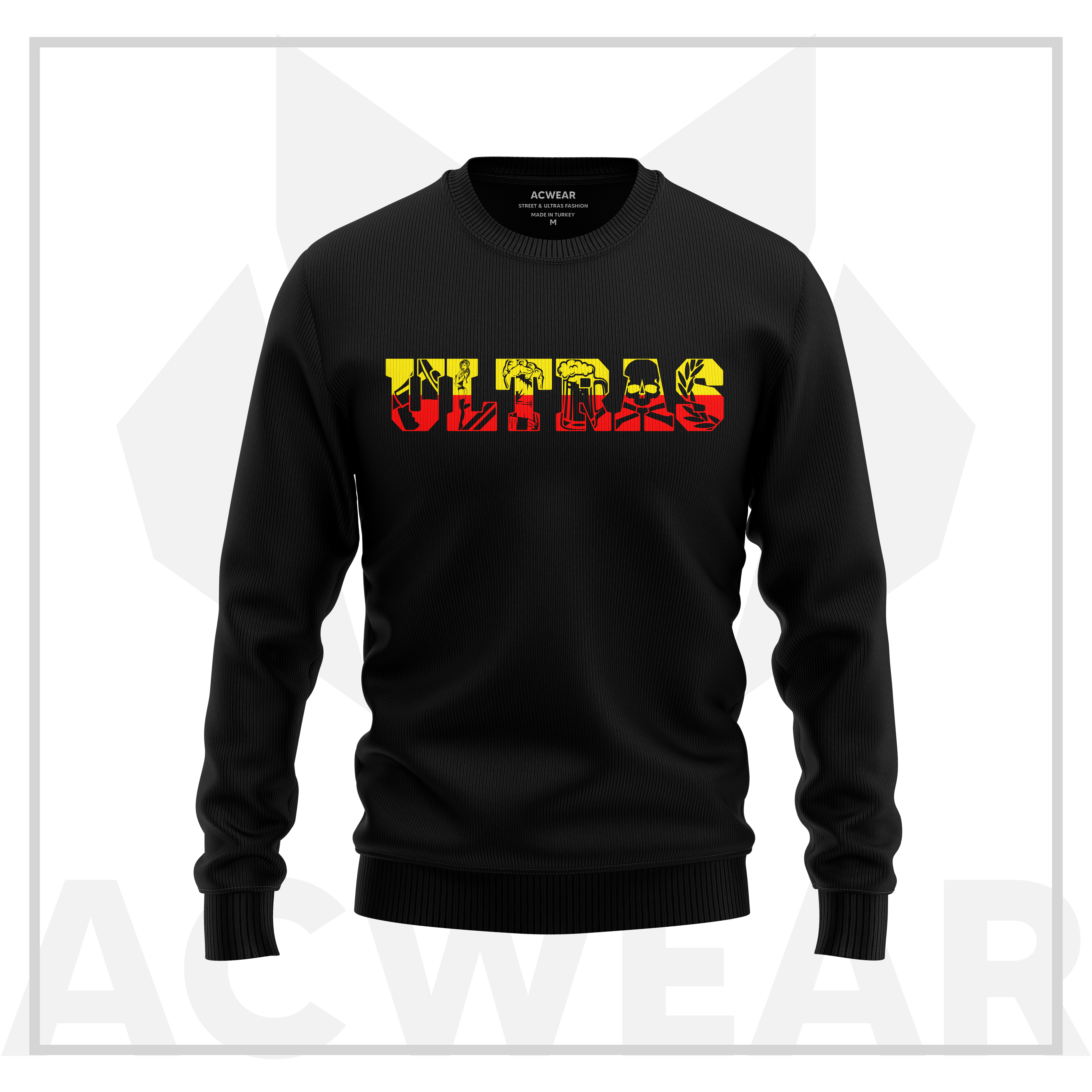 Ultras Kırmızı-Sarı Sweatshirt