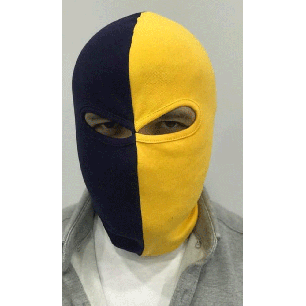 Sarı-Lacivert Maske