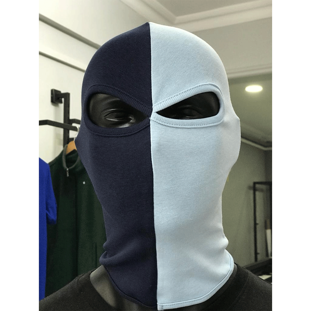 Mavi-Lacivert Maske