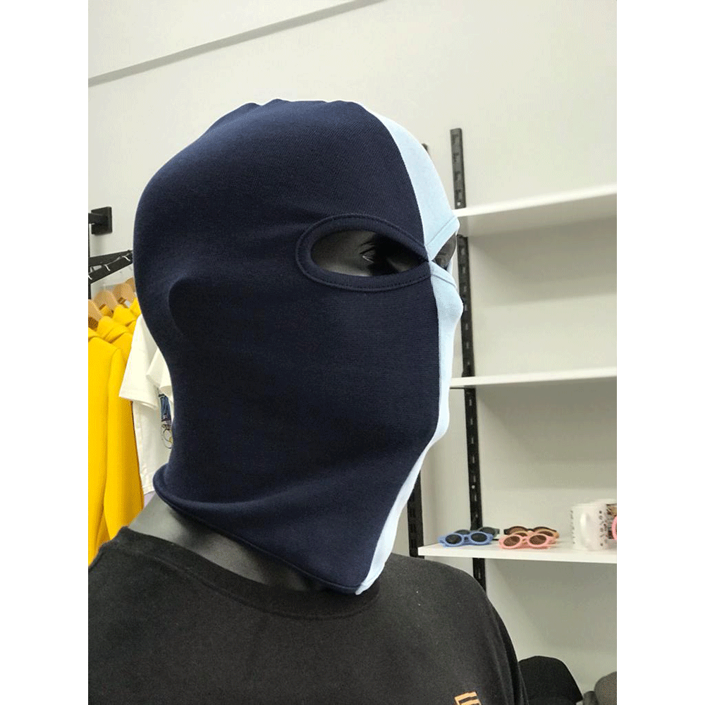 Mavi-Lacivert Maske