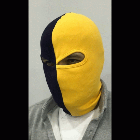 Sarı-Lacivert Maske
