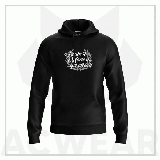 Against Modern Football Siyah-Beyaz Hoodie