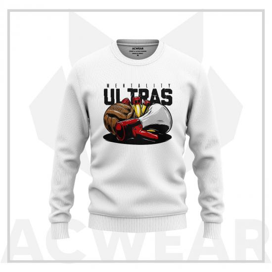 Mentality Ultras Beyaz Sweatshirt