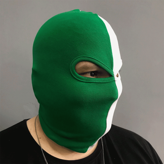 Yeşil-Beyaz Maske
