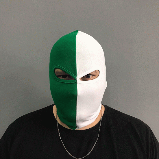 Yeşil-Beyaz Maske